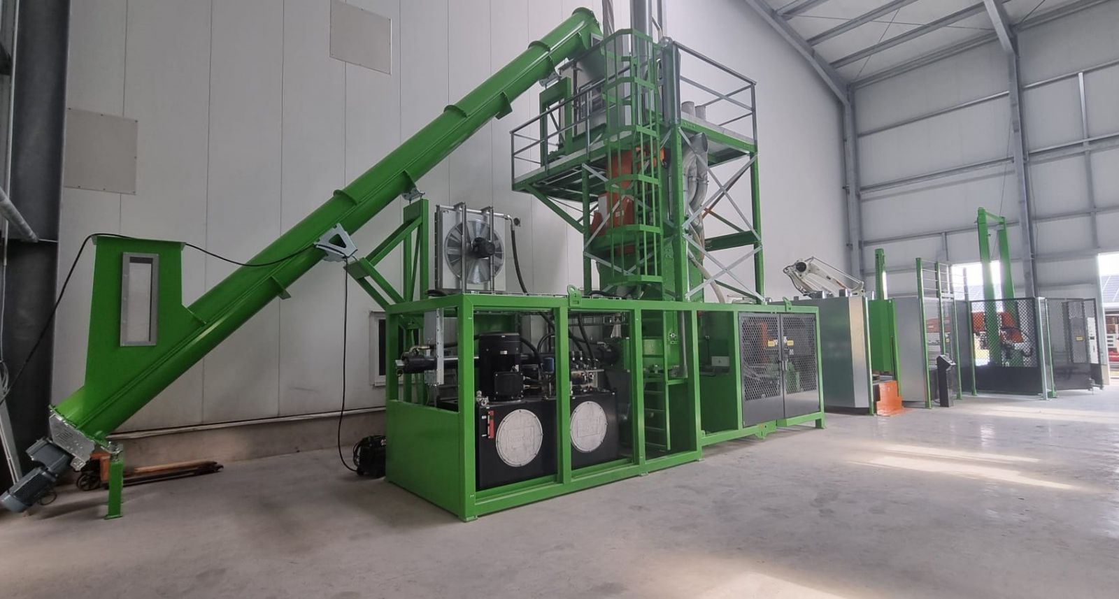 Emballage de paille hachée